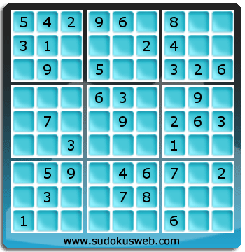 Sudoku von einfacher höhe