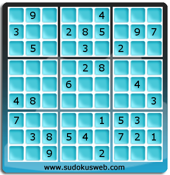 Sudoku von mittelmässiger höhe