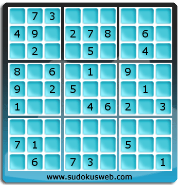 Sudoku von mittelmässiger höhe