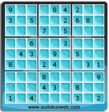 Sudoku von mittelmässiger höhe