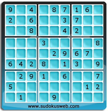 Nivel Facil de Sudoku