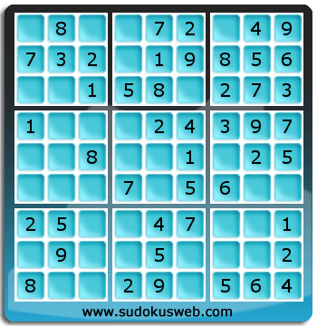 Sudoku von sehr einfacher höhe