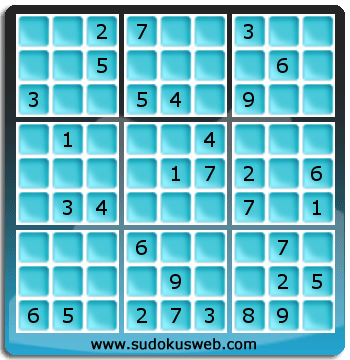 Sudoku von mittelmässiger höhe