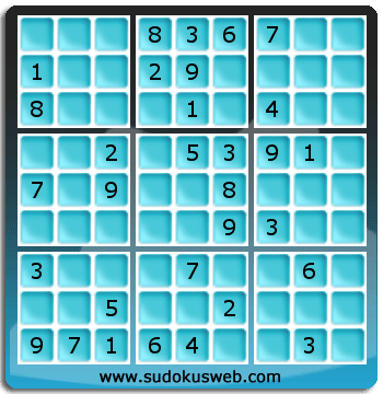 Sudoku von mittelmässiger höhe