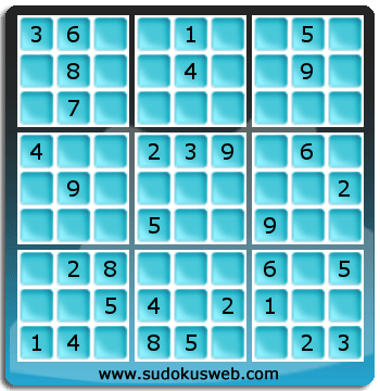 Sudoku von mittelmässiger höhe