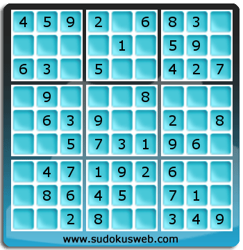 Sudoku de Nivel Muy Fácil