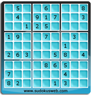 Sudoku von mittelmässiger höhe