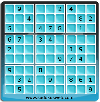 Sudoku von mittelmässiger höhe