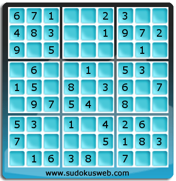 Sudoku von sehr einfacher höhe