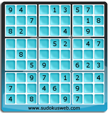 Nivel Facil de Sudoku