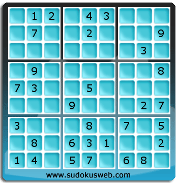 Sudoku von mittelmässiger höhe