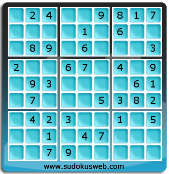 Sudoku von einfacher höhe