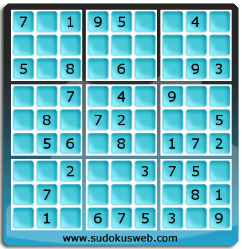 Sudoku von einfacher höhe