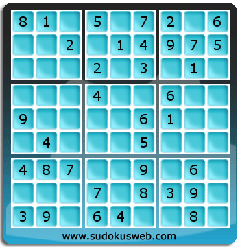 Sudoku von einfacher höhe