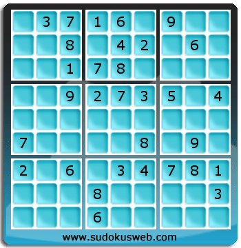 Sudoku von mittelmässiger höhe