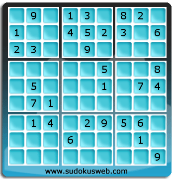 Sudoku von mittelmässiger höhe