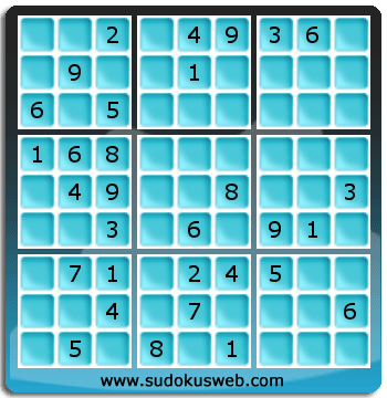 Sudoku von mittelmässiger höhe