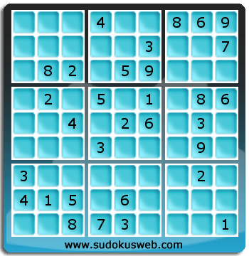 Sudoku von mittelmässiger höhe