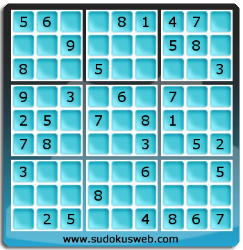 Nivel Facil de Sudoku