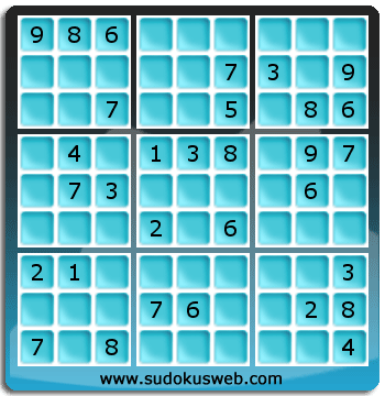 Sudoku von mittelmässiger höhe