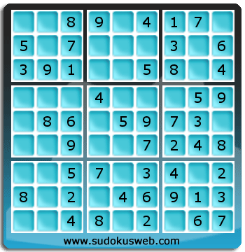 Nivel Muito Facil de Sudoku