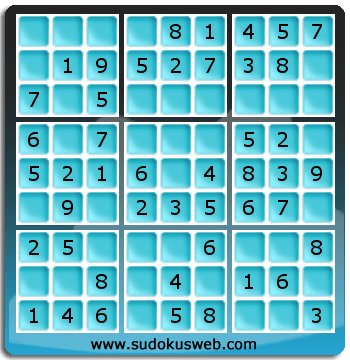 Sudoku von sehr einfacher höhe