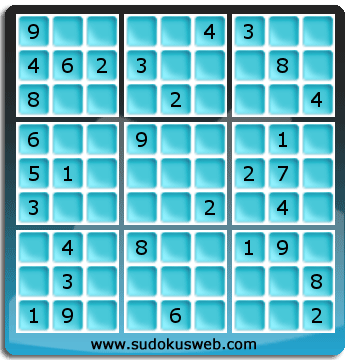 Sudoku von mittelmässiger höhe