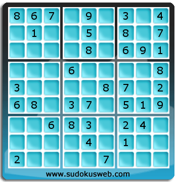 Sudoku von einfacher höhe