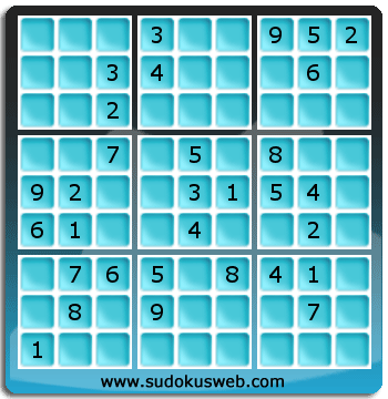 Sudoku von mittelmässiger höhe