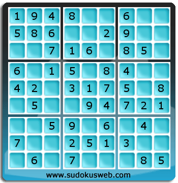 Nivel Muito Facil de Sudoku