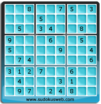 Sudoku von mittelmässiger höhe