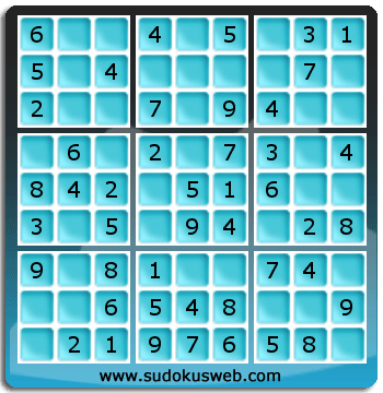 Nivel Muito Facil de Sudoku Nivel Muito Facil de Sudoku