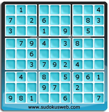 Sudoku von einfacher höhe