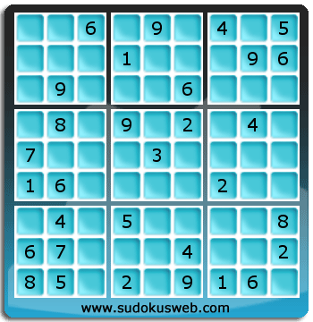 Sudoku von mittelmässiger höhe