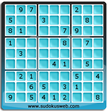 Sudoku von mittelmässiger höhe