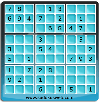 Sudoku von einfacher höhe