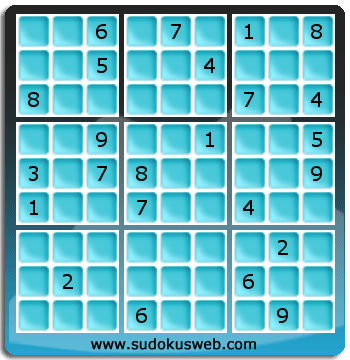 Sudoku von Fachmännischer höhe