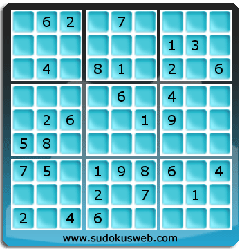 Sudoku von mittelmässiger höhe