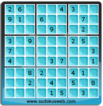 Sudoku von mittelmässiger höhe