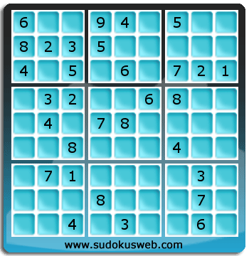 Sudoku von mittelmässiger höhe