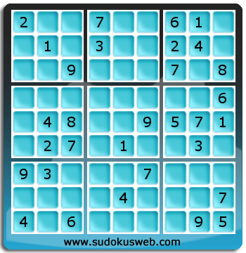 Sudoku von mittelmässiger höhe