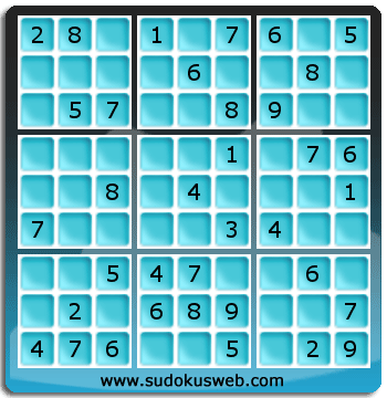 Sudoku von einfacher höhe