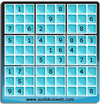 Sudoku von mittelmässiger höhe