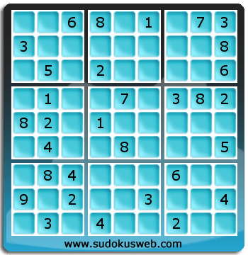 Sudoku von mittelmässiger höhe