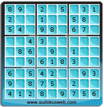 Sudoku von sehr einfacher höhe