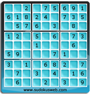 Sudoku von sehr einfacher höhe