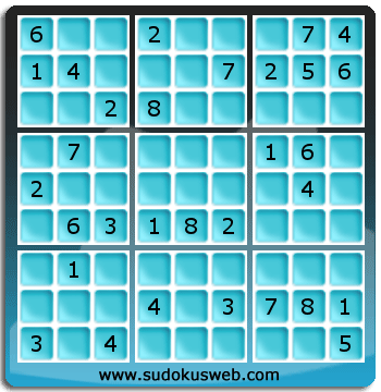 Sudoku von mittelmässiger höhe