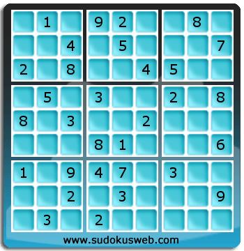 Sudoku von mittelmässiger höhe