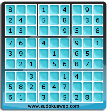 Sudoku de Nivell Molt Fàcil Sudoku de Nivell Molt Fàcil