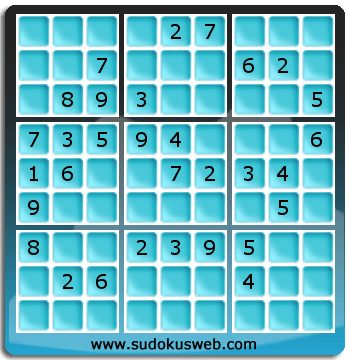 Sudoku von mittelmässiger höhe